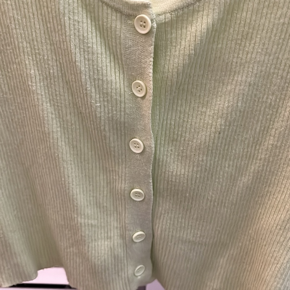 Forever 21 green top size L - Picture 3 of 4